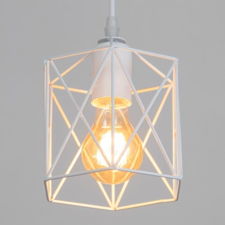 Lamp Bayerlux "rectangle" 1x40W E27 white 16x16x100 cm.-2