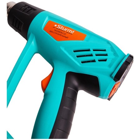 Technical hair dryer! HG2003LCD, 2000 W, 50/600 C °, 4 nozzles-1