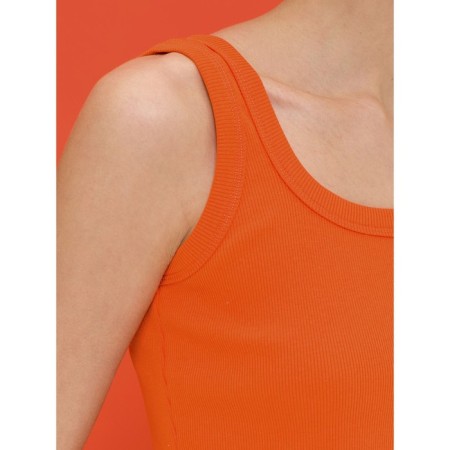 Female T -shirt, size 44, orange color-2