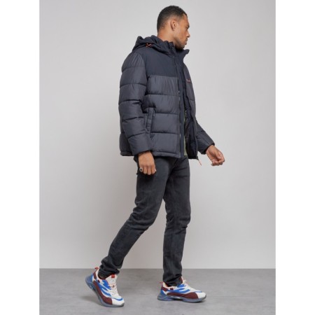 Male jacket, size 62, dark blue color-2
