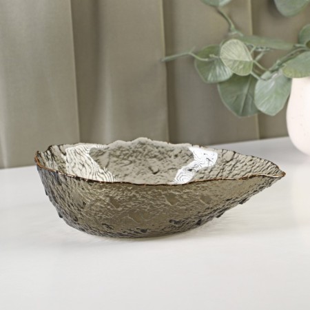 Glass Figure Salad "shell", 550 ml, 19.5 × 15 × 6 cm-1