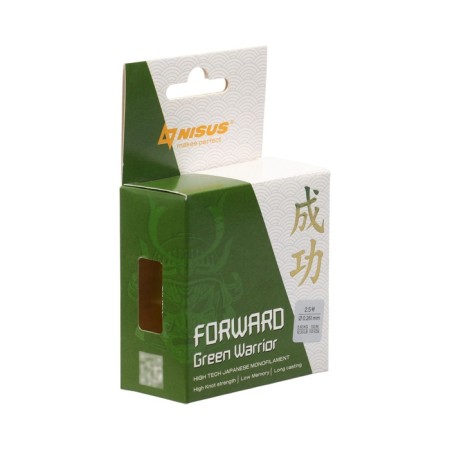 Nisus Forward Warrior fishing line, diameter 0.261 mm, test 5.6 kg, 100 m, green-2