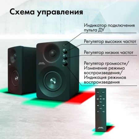 Columns GMNG GG-SP610ACW 2.0 Black 60W BT-4