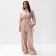 Women's costume (jacket and trousers) KAFTAN "velvet", 52-54, pink