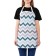 Apron kitchen with a photocrint "Zigzag's grayness", adjustable, size OS