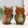 Ceramics "Owl" Set 2 pcs, 17x9.5x9 cm