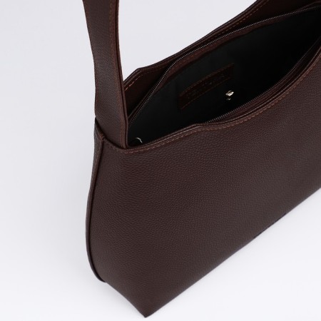 Female Bag Textura, Tout, Middle Size, Brown color-4