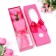 Bouquet of soap roses, fuchsia color