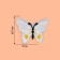 Thermal appliance "Butterfly", 6.7 × 5 cm, white color