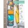 Pockets in the kindergarten "Lion", 83x24 cm, for a children's cabinet, gray