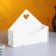 Kashpo wooden 21 × 6 × 18 cm envelope "Good heart", white give beautifully