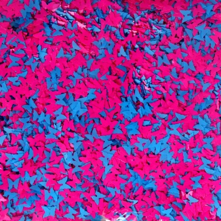 Filling for a slime, glows in the dark, blue+pink 10 g-1