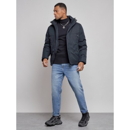 Sports male winter, size 58, dark blue color-1