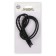 Shoes for shoes, steam, silicone, round d = 5 mm, 45 cm, black color