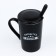 Mug "Proud", 420 ml, with a spoon and a lid
