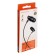 Headphones Borofone BM61 Wanderer, vacuum, microphone, jack 3.5 mm, cable 1.2 m, black