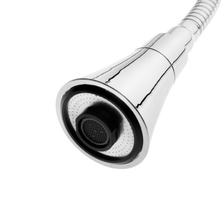 ACCOONA A4890-4 kitchen mixer, single-leaf, flexible spout, with nut, 2 modes, chrome-2