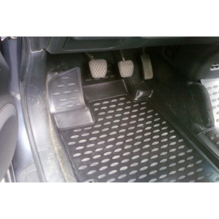 Rugs in the Honda FR-V Salon 2004-2010, 4 pcs. (polyurethane)-4