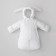 Combinason Transformer Children's three-seesone Kinderlitto "New Zaykin", with lapels, height 68-80 cm, white color