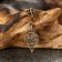 Amulet-cranes "Divine sword with a shield of tetramorph" No. 42, metallic