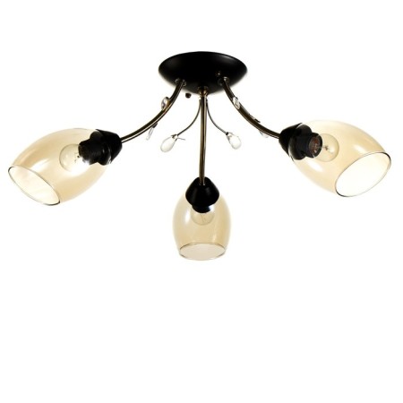 Chandelier "View" 3x60W E27 black
