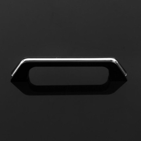 Handle-slop, m/o 96 mm, black color, with a chrome insert-3