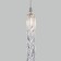 Suspended lamp with a glass plafon Lynn, 3W, G4, 3.5x3.5 cm