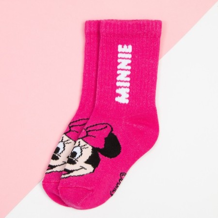Носки для девочки "Minnie", DISNEY, 16-18 см, цвет розовый-1