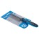 Delight comb, with rings, discharging 18/19 teeth 12/20 mm, black and blue