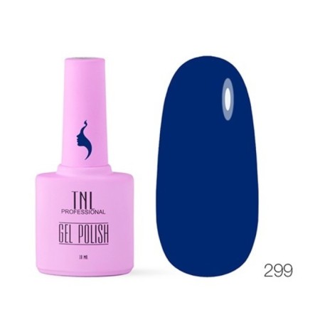 TNL Professional Mini “8 Self” gel polish, No. 299 saturated blue, 10 ml