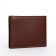 Male purse without fastening, for bills, for cards, brown color