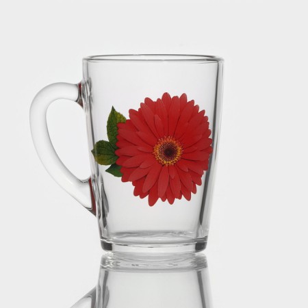 Glass mug "Collection Collection", 300 ml, MIX drawing-7