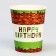 A one -time paper glass "Happy Birthday!", 250 ml, set 6 pcs