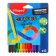 Pencils of 12 colors Maped Color’Peps Infinity, Triangular, shock -resistant barn, in a cardboard box