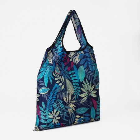 Household bag without fastening, folding, blue color-1