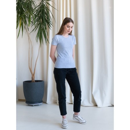Female T -shirt, size 44, black color-5