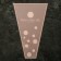 Package Flower cone, pink, 28x9x44cm ± 1cm