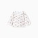 Swear for a newborn, white/animals, height 62-68 cm