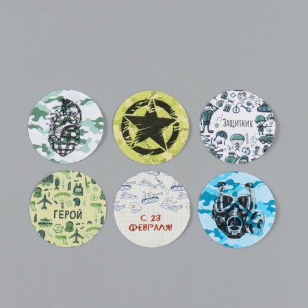 Stick Paper "Defender" d = 2.5 cm 252 pcs in the roll-5