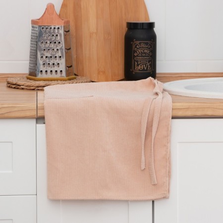 Apron Ethel "Classic" Beige color 65x80cm, 100%PE, velor-9