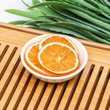 Slices of sweet dried orange, 100 g, D-5 cm, additive to tea-2