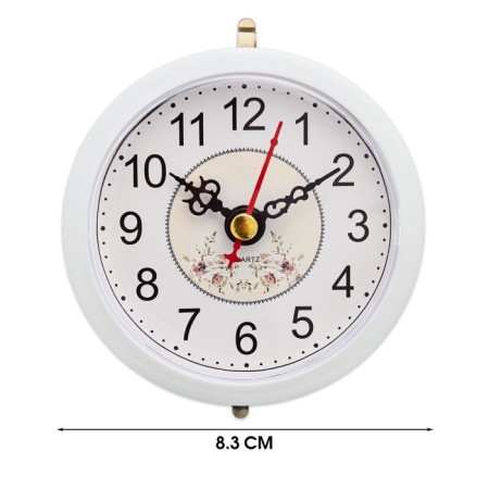 Quartz clock, D-8.3 cm, 1AAA, smooth move