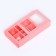 Box for sweets 6 pcs, pink, 13.7 x 9.85 x 3.86 cm