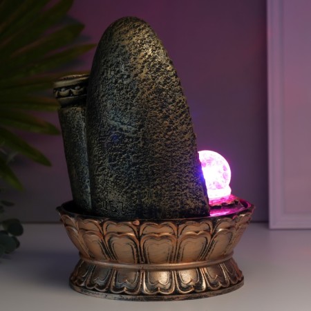 The desktop fountain from the network, the highlighting "Hote in the arch with a waterfall" 28.5x20x20 cm-5