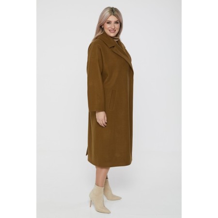 Female coat, size 56, mustard color-4