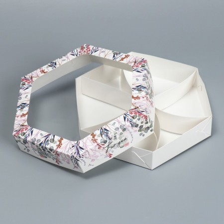 Confectionery box, packaging, “For You”, 23 x 23x 4 cm-1