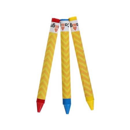 Pencils wax 12 colors, in a cardboard box-4