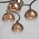 Vita chandelier, size 80x18x80 cm, 360W 6xe27