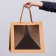Crafts with a square bottom and a window 40 x 40 x 40 cm craft, 1pc.