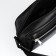 Male bag over the shoulder, Textura, artificial leather, black color